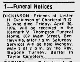 funeral notice
